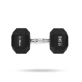 Hexagonálna jednoručka - GymBeam (biela) (112543-2-17.5kg-white)