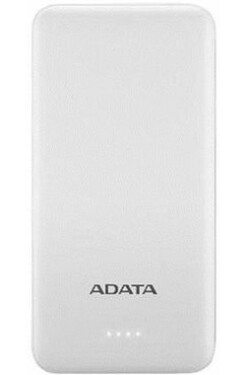 ADATA T10000 Power Bank 10000mAh biela / 2x USB / 5V / 2A / dopredaj (AT10000-USBA-CWH)