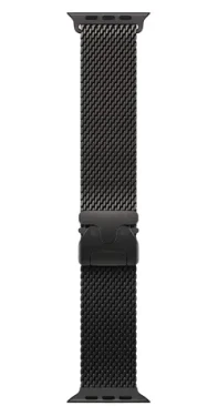 Apple Watch Titanium Milanese Loop 49 mm čierna veľ. S / Remienok milánsky ťah / 130-160 mm (MGHR4ZM/A)
