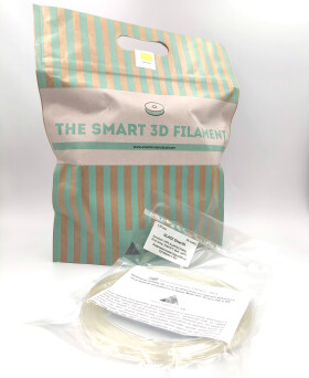 VZORKA 20 METROV - GLACE filament natural priehľadný 1,75 mm Smartfil