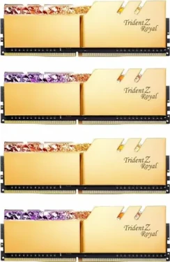 G.Skill Trident Royal Gold 32GB (4x8GB) 3600 MHz / DDR4 / CL16-19-19-39 / 1.35V / XMP 2.0 (F4-3600C16Q-32GTRGC)