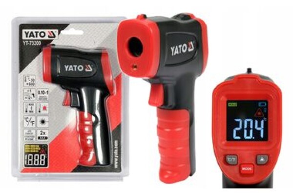 YATO YT-73200 / Bezkontaktný teplomer / -50 ° C - 600 ° C (YT-73200)