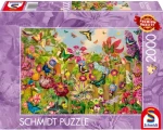 Schmidt Puzzle Očarujúce motýlia záhrada