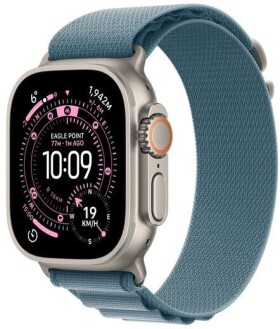 Apple Apple Watch Ultra 3 49 mm Trail Loop S/M nerusejosa terauda / zila- Viedpulkstenis Ultra 3 MEWR4ET/A (195950609288)