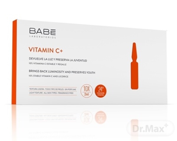 BABÉ Vitamín C+ roztok v ampulkách 10 x 2 ml