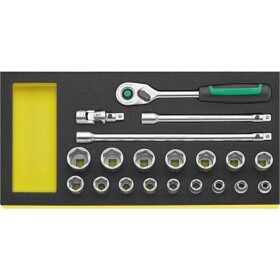 Stahlwille TCS 3/8 ZOLL 456/16/4 MF QR súprava nástrčných kľúčov, 96830371; 96830371