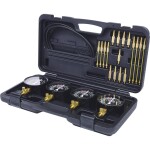 KS Tools 150.3600 Testovacie zariadenie synchrónneho karburátora so 4 synchrónnymi hodinami, 28 kusov; 150.3600