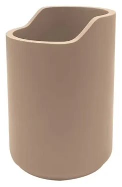 Spirella SYBELLA matné cappuccino / Téglik na zubné kefky / Polyresin