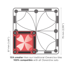 Mamido Cleverclixx Mini Pastel magnetická stavebnice zelená 28 ks
