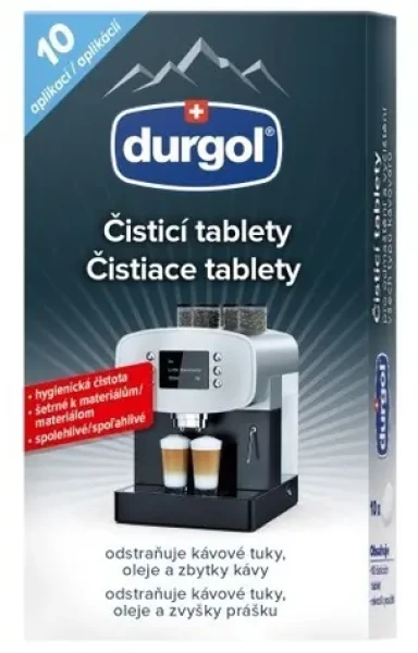 Durgol Swiss / Čistiaca tableta pre kávovar / 10 x 1,6 g