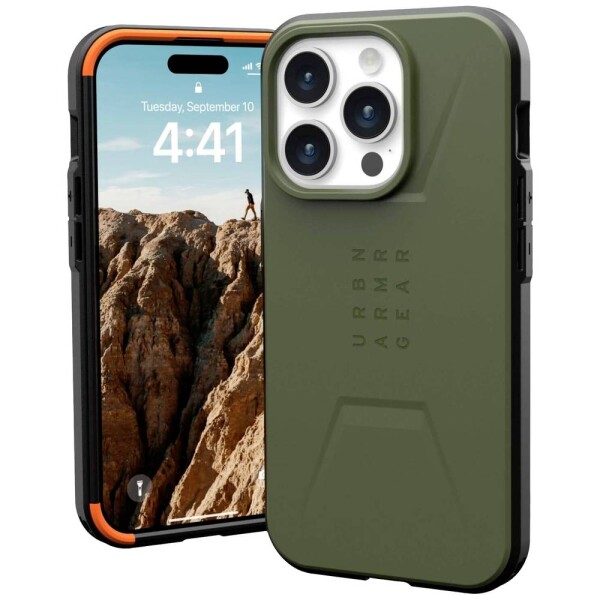 Púzdro UAG Civilian MagSafe iPhone 15 Pro olive drab