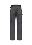 Pracovné nohavice Twill Cordura Stretch unisex pracovné nohavice tmavosivé 55