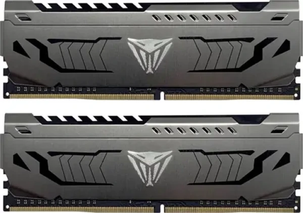 Patriot Viper Steel 16GB (2x8GB) 3600MHz sivá / DDR4 / CL17-19-19-39 / 1.35 V / XMP (PVS416G360C7K)