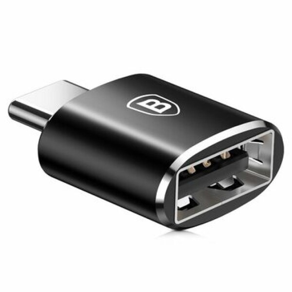 Baseus CATOTG-01 Adaptér USB-A (F) na USB-C (M) čierna (CATOTG-01)