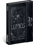 NOTIQUE Týždenný magnetický diár Harry Potter - Lumos 2026, 11 x 16 cm (PGD-35571-V)