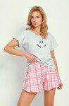 Taro Matilda 3352 w/r M-XL W25 dámske pyžamo světle šedá L