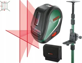 BOSCH UniversalLevel 3 + TP320 / Krížový laser / dosah 10 m / presnosť ±0,5 mm/m / samonivelácia / uhol 120 ° (0603663903)