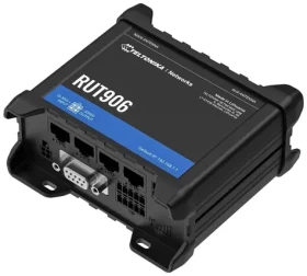 Teltonika RUT906 / Router industriálna / 4G (LTE) / Dual SIM / Wi-Fi / RS232 RS485 / DIN lišta (RUT906000000)