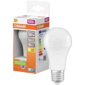 OSRAM HOMELIGHTING 4058075127029 LED En.trieda 2021 F (A - G) E27 klasická žiarovka 13 W = 100 W teplá biela (Ø x v) 60 mm x 120 mm nestmievateľná 1 ks; 4058075127029