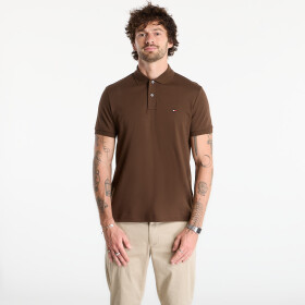 Tričko Tommy Hilfiger Liquid Cotton Reg Seasonal Polo Legacy Brown XL