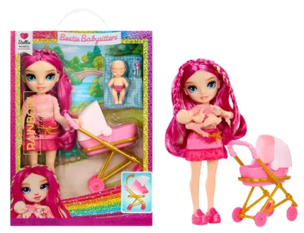 MGA Bábika Rainbow High Jr. High Bestie Babysitters - Stella Monroe