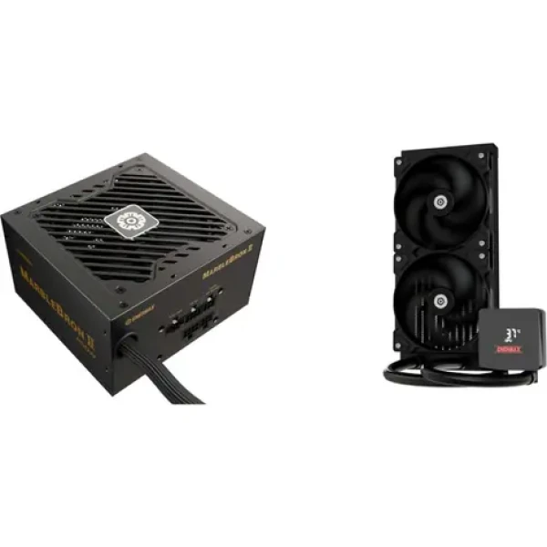 Enermax MarbleBron II 850W + Liqmax IV 240 mm čierna / Sada / Zdroj 80PLUS Bronze / semi-modulárny / AIO 240mm / AM4+AM5 (EMB850-LMIV240)