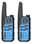 Baofeng BF-T25E modrá / Sada PMR vysielačiek / 2 ks / 16 kanálov / VOX / dosah 10 km (5904921481908)