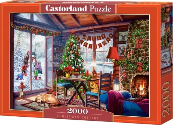 Castorland 200962-2 Puzzle Vianočná chata