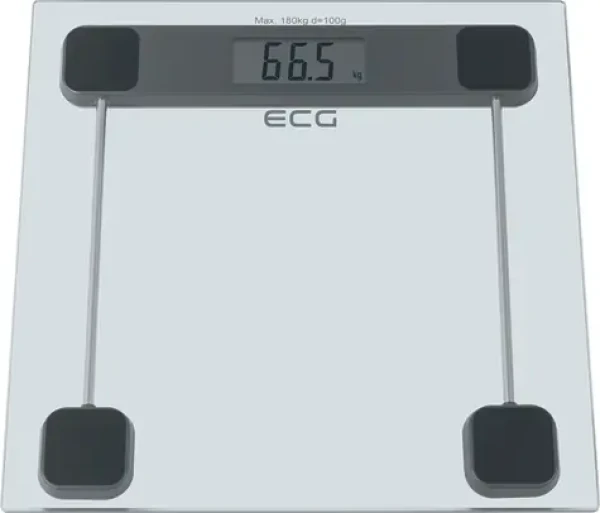 ECG OV 137 Glass / osobná váha / maximálne 180 kg / presnosť 100 g / LCD / tvrdené sklo / 2x AAA batérie (100001355967)