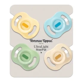 Tommee Tippee Silikónový Cumlík Ultra-light 0-6m, 4 ks, BOY (433611)