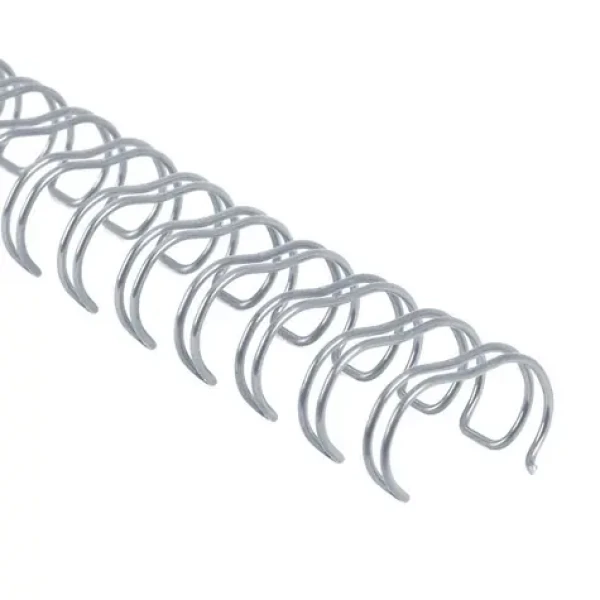 COPIERLAND Drôtené chrbty 2:1 - 25.4mm - strieborné - 60ks (CL25-23-stribrne)