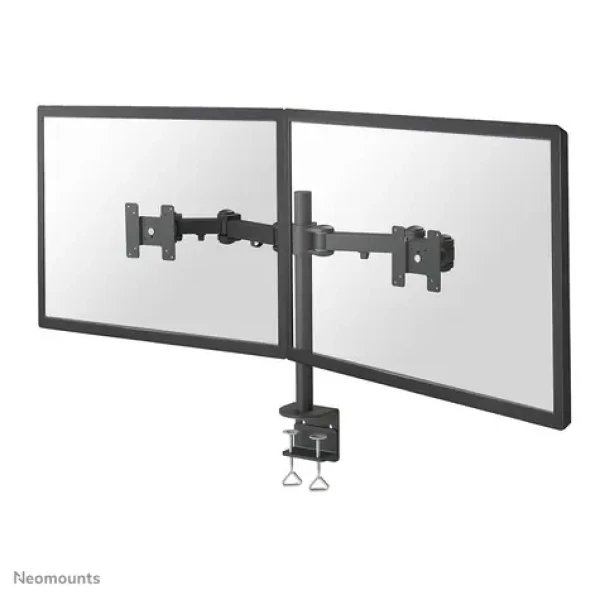 Neomounts FPMA-D960D čierna / Stolný držiak monitora / pre 2 monitory / 10-27" / VESA 100x100 mm / nosnosť 8 kg (FPMA-D960D)