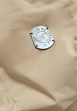 Dámska prešívaná zimná bunda v pieskovej farbe (2m-963) odstíny béžové XXL (44)