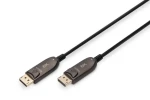Digitus AK-340107-100-S čierna / DisplayPort kábel / Aktívny optický / 8K 60 Hz / 32,4 Gbps / DP 1.4 / 10 m (AK-340107-100-S)