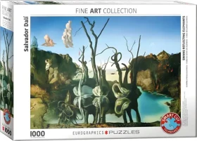 EUROGRAPHICS Puzzle Labute odrážajúce slony