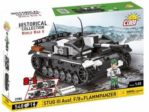 Cobi 2286 Nemecké samohybné útočné delo/plameňomet Sturmgeschütz III Ausf. F/8