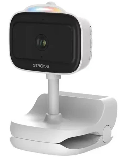 Strong DOVY biela / Detská IP kamera / Li ION aku / 3 MPx / Wi-Fi 2.4GHz / SD karta / nočné videnie / obojsmerný zvuk (STRONG DOVY)
