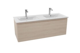 Kúpeľňová skrinka s dvojumývadlom Naturel Ancona 120x46 cm akácia ANCONA2120DV ANCONA2120DV