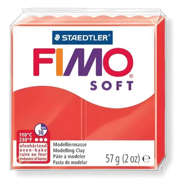 FIMO Modelovacia hmota Soft indická červeň
