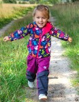 Outdoorové športové nohavice s fleecovou podšívkou, Pidilidi, PD1106-06, fialová - 110 | 5let