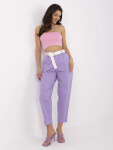 Nohavice DHJ SP 8830.77 light purple jedna velikost