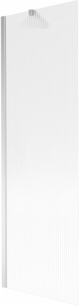 MEXEN/S - Next vaňová zástena FIX 60 x 150, prúžky, chróm 895-060-000-00-09-01