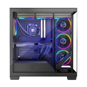 Modecom Volcano Stellar ARGB 8F čierna / Skriňa / ATX / 1x USB-C / 2x USB 3.0 / 8x120mm ARGB (AT-STELLAR-8F-ARGB-10)