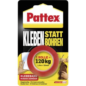 Pattex PXMT2 obojstranná lepiaca páska biela (d x š) 1.5 m x 19 mm 1 ks; PXMT2