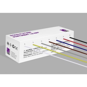 TRU COMPONENTS TC-12112368 opletenie / lanko, 1.0 mm², čierna, biela, červená, modrá, hnedá, sivá, žltozelená, 1 sada; TC-12112368