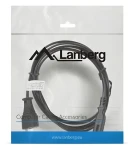 Lanberg CA-C7CA-10CC-0018-BK čierna / Napájací kábel / CEE7/16 - C7 / 1.8 m (CA-C7CA-10CC-0018-BK)