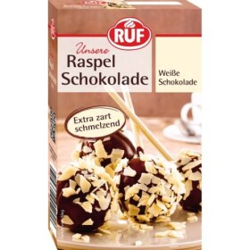 Čokoládové kúsky z bielej čokolády, 100 g - RUF - RUF