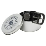 Bushman Kožený opasok Bottle Belt III, čierny 105