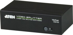 Aten VGA Splitter with Audio, 2 ports, 450 MHz - VS0102