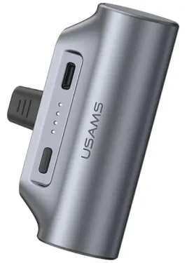 USAMS PB79 sivá / Powerbanka / 3 000 mAh / USB-C (3KCD24801)